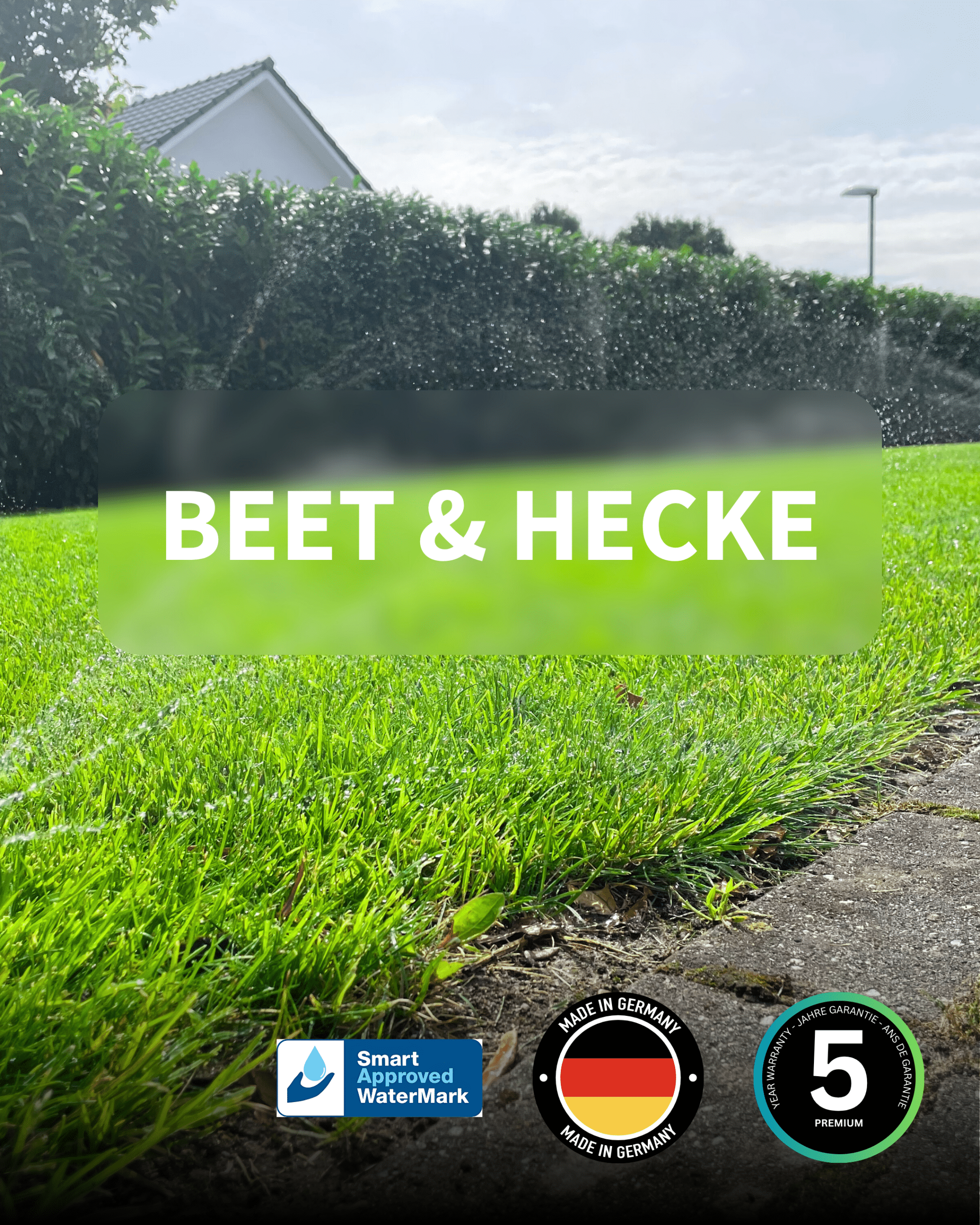 Tropfbewässerung für Beet & Hecke – präzise Gartenbewässerung mit automatischer Bewässerungsanlage