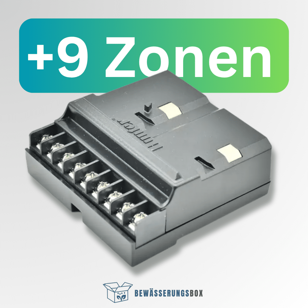 Hunter Expand 9 Erweiterungsmodul für 9 zusätzliche Bewässerungszonen – Zonenmodul zur Erweiterung von Hunter Steuergeräten für größere Gartenbewässerungsanlagen und Beregnungssysteme