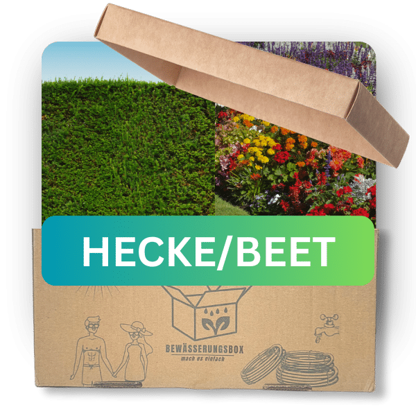 Tropfbewässerung für Hecke und Blumenbeet – effizientes Bewässerungssystem für präzise Gartenbewässerung