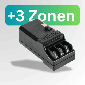 Hunter Zonenmodul für 3 zusätzliche Bewässerungszonen – kompaktes Erweiterungsmodul für Hunter Steuergeräte zur einfachen Zonenerweiterung ohne Neuinstallation in professionellen Gartenbewässerungsanlagen der Bewässerungsbox