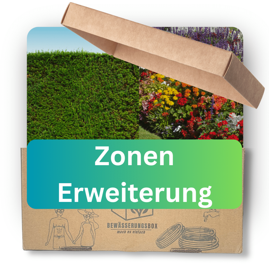 Bewässerungsbox Zonen-Erweiterung mit Hunter Ventil – mehr Bewässerungszonen ohne Neuinstallation für Boden und Wand