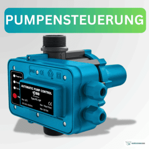 Automatische Pumpensteuerung mit Kabel 1 m und Kupplung – Steuergerät für Bewässerungsanlagen