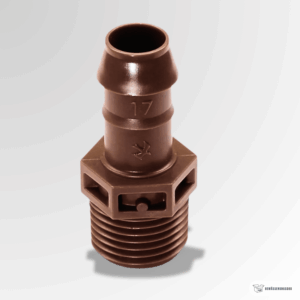 Adapter 1/2" Außengewinde x 17 mm Tülle für Tropfrohr