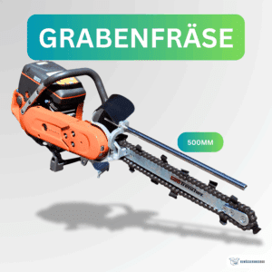 GeoTrencher Grabenfräse mit 500 mm Grabtiefe und Husqvarna-Motor