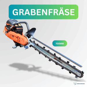 GeoTrencher Grabenfräse mit 700 mm Grabtiefe und Husqvarna-Motor