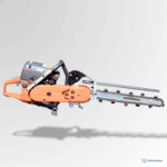 GeoTrencher GT500 Grabenfräse mit Husqvarna K770 Motor, Seitenansicht