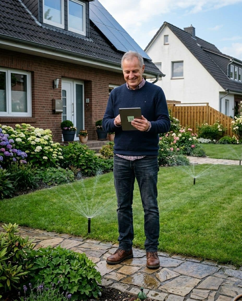Thomas aus Dortmund steuert Bewässerung per Tablet