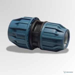 Reduzierkupplung PP 32mm x 25mm Klemmverbinder für Bewässerungsrohre aus Polypropylen