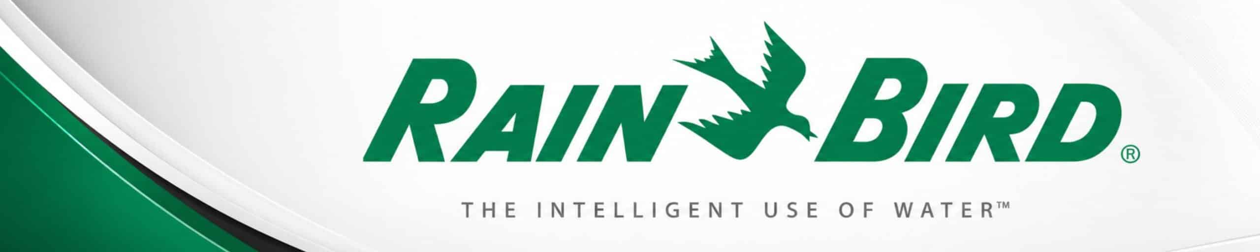 Rain Bird Logo – The Intelligent Use of Water – Bewässerungssysteme von Rain Bird
